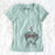 Valentine Myrtle Mae the Aussiedoodle - Women's V-neck Shirt