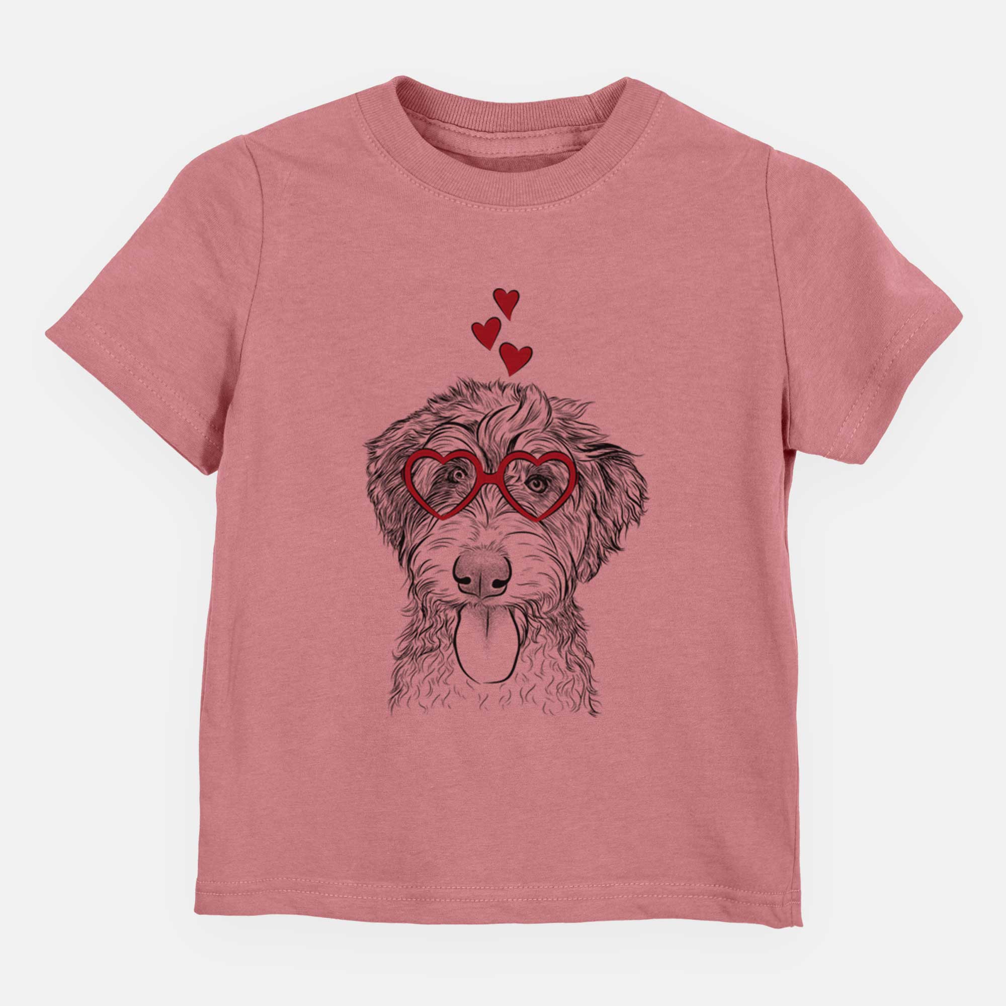 Valentine Myrtle Mae the Aussiedoodle - Kids/Youth/Toddler Shirt