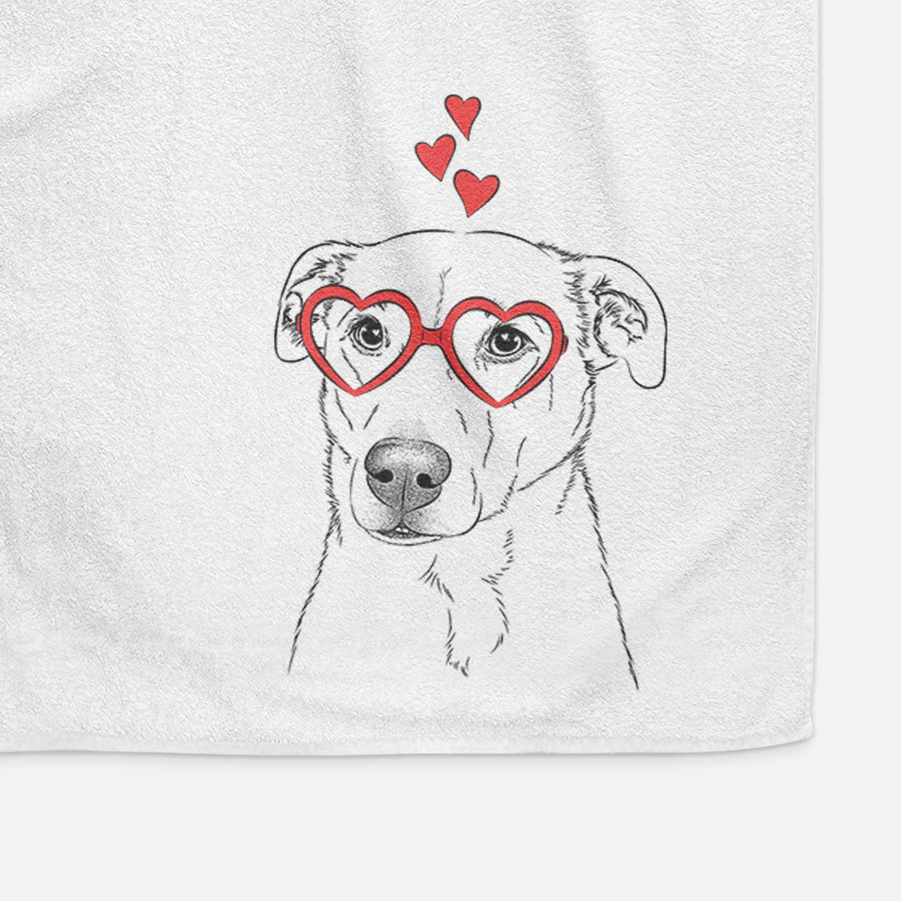 Nala the American Staffordshire Terrier Decorative Hand Towel