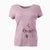 Valentine Nala the American Staffordshire Terrier - Women's V-neck Shirt