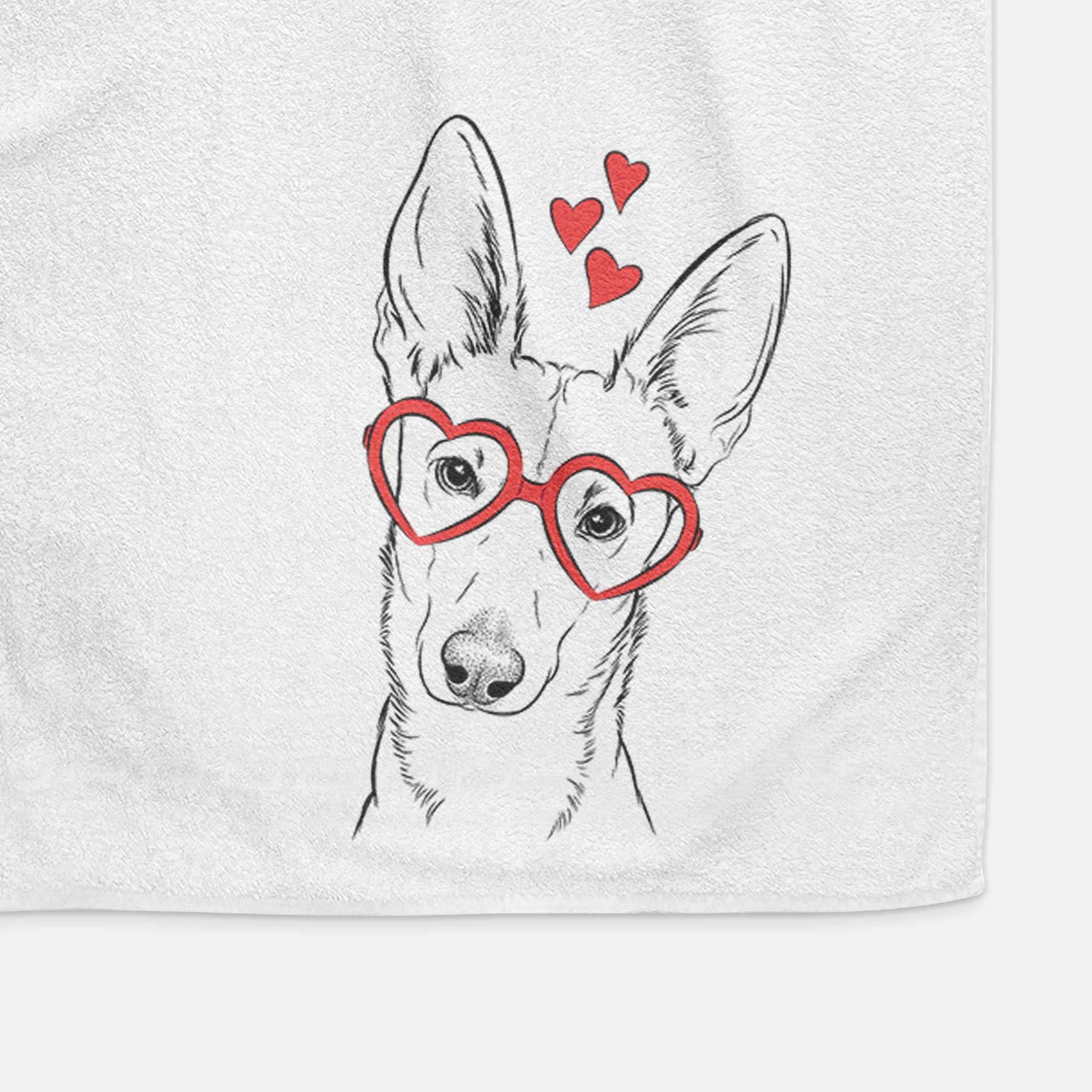 Nala the Carolina Dog Decorative Hand Towel