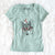 Valentine Nami the Alaskan Klee Kai - Women's V-neck Shirt