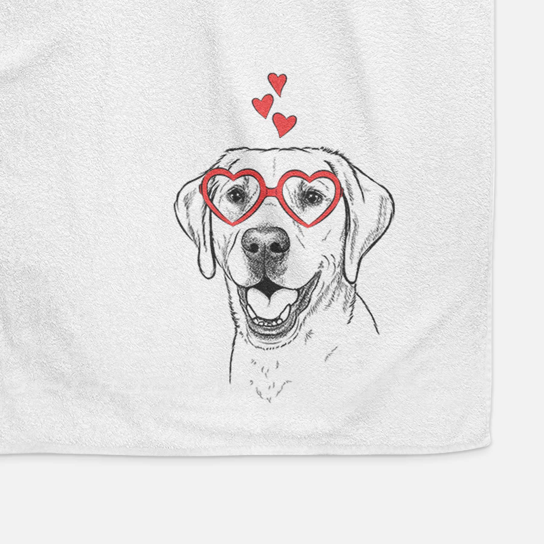 Nate the Labrador Retriever Decorative Hand Towel