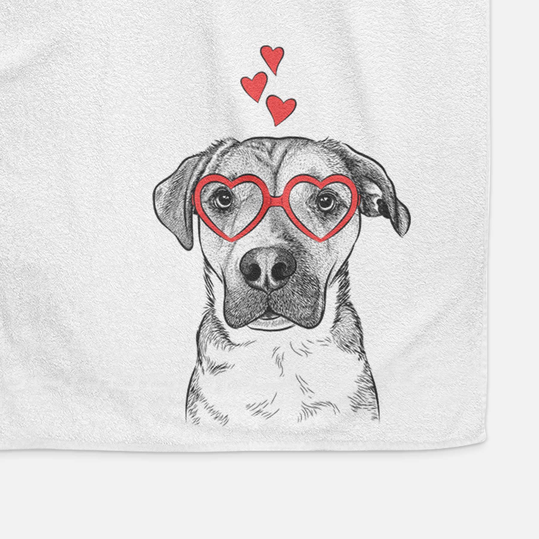 Nemo the Mixed Breed Decorative Hand Towel