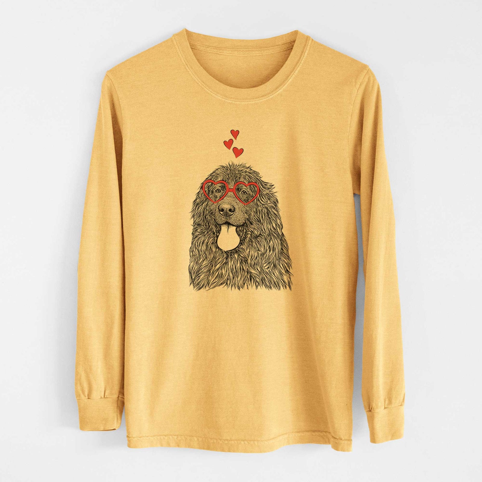 Valentine Neptune the Newfoundland - Heavyweight 100% Cotton Long Sleeve