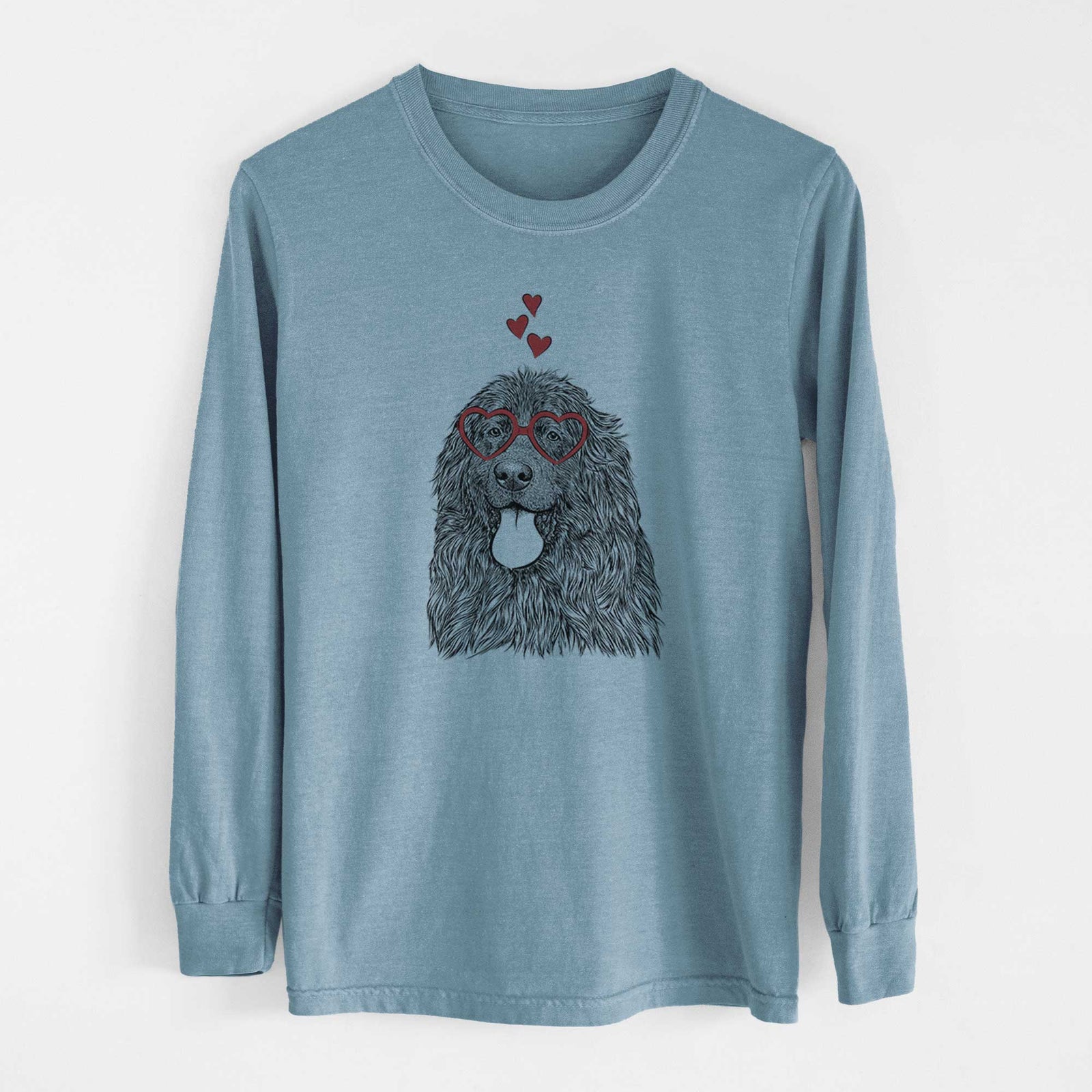 Valentine Neptune the Newfoundland - Heavyweight 100% Cotton Long Sleeve