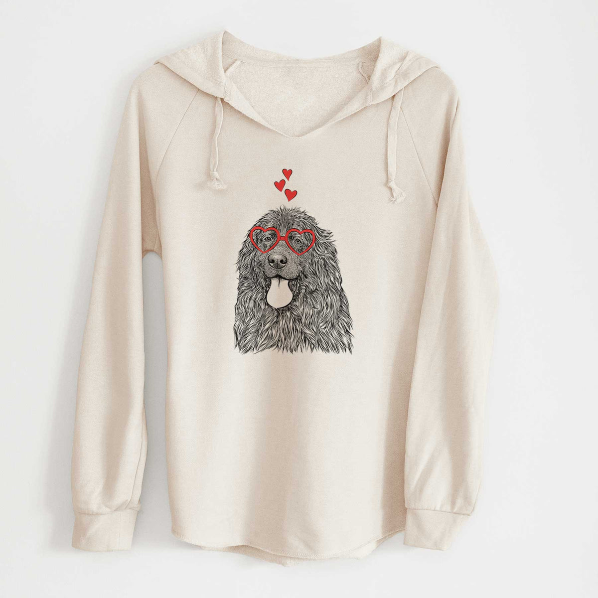 Valentine Neptune the Newfoundland - Cali Wave Hooded Sweatshirt