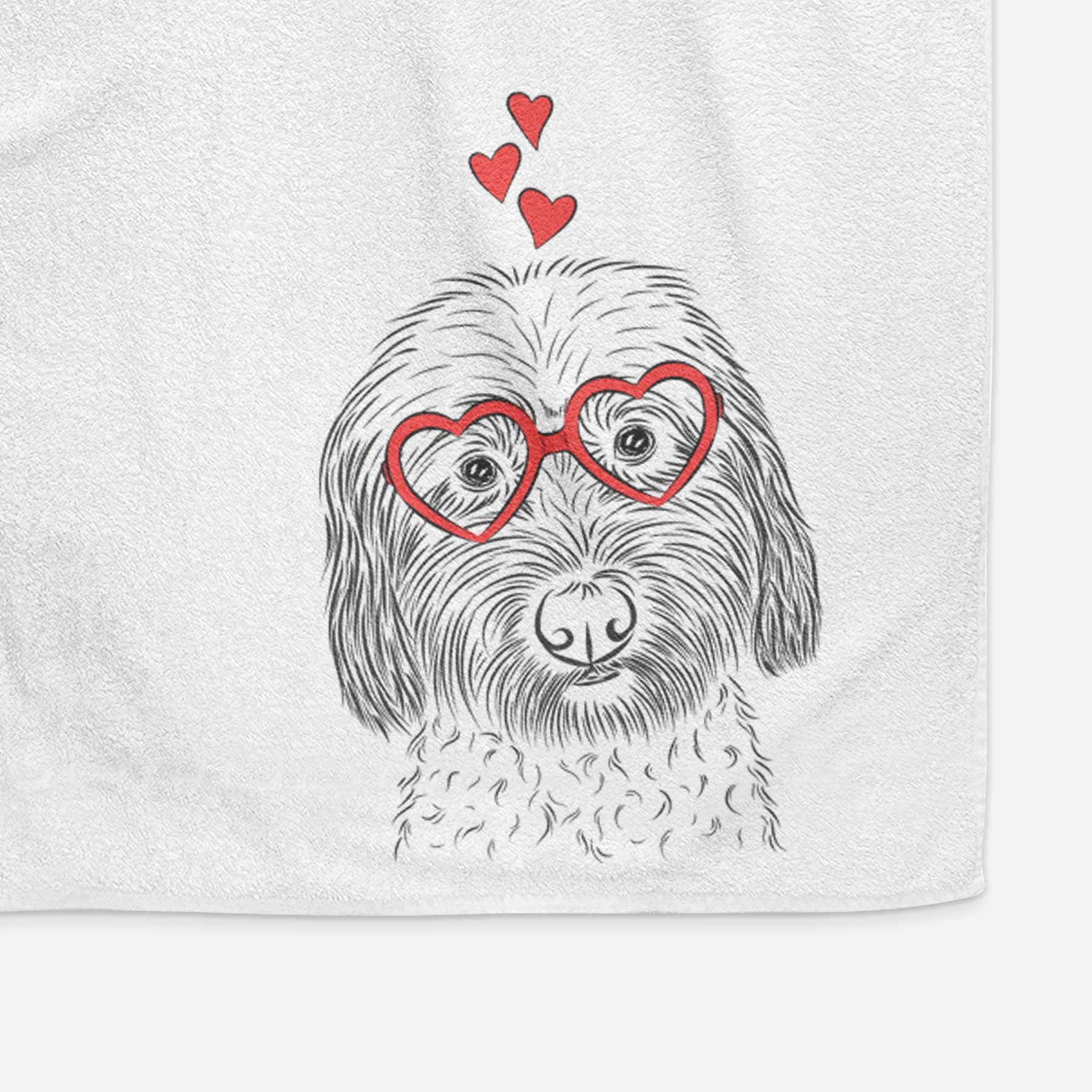 Niles the Soft Coated Wheaten Terrier Decorative Hand Towel