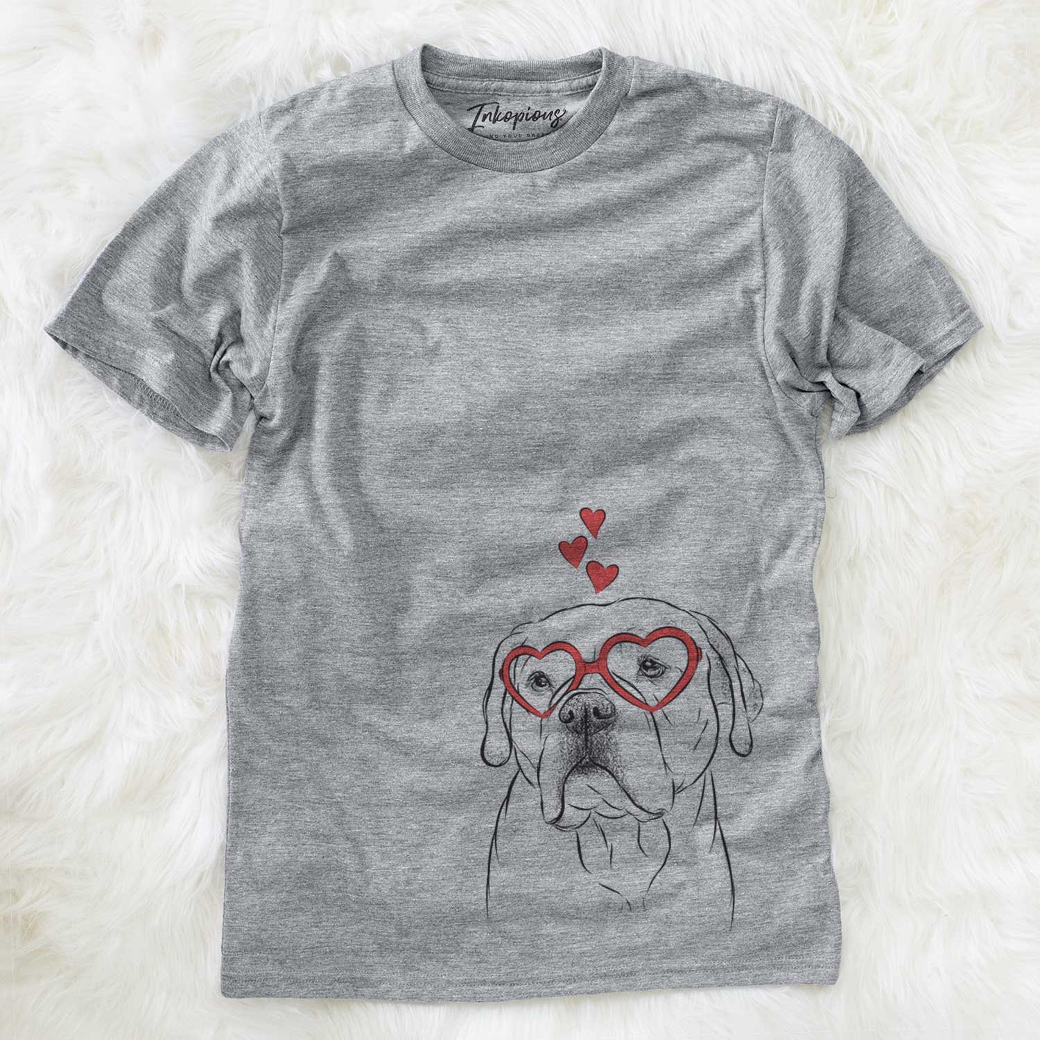 Valentine Nora the American Bulldog Mix - Unisex Crewneck
