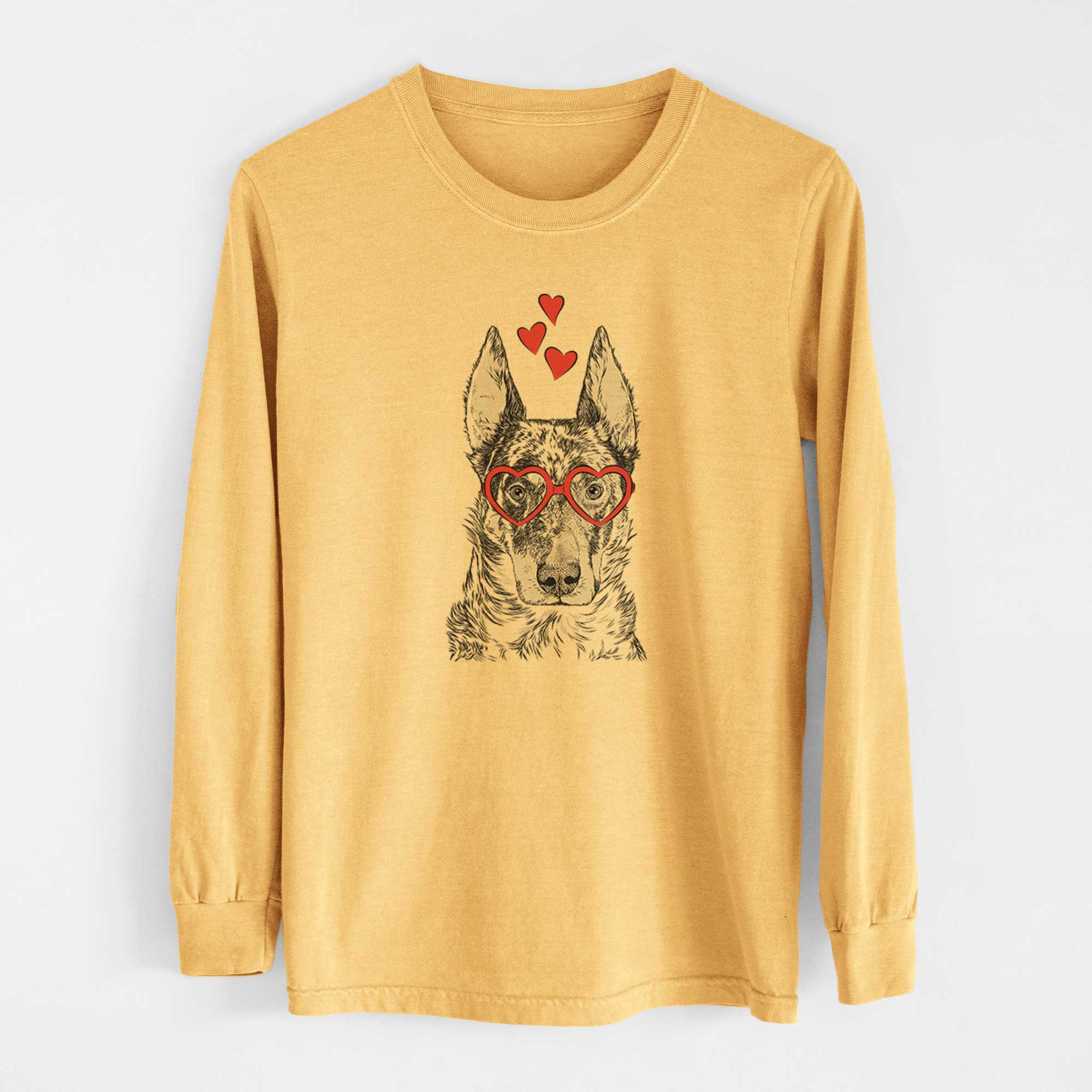 Valentine Nori the Beauceron - Heavyweight 100% Cotton Long Sleeve