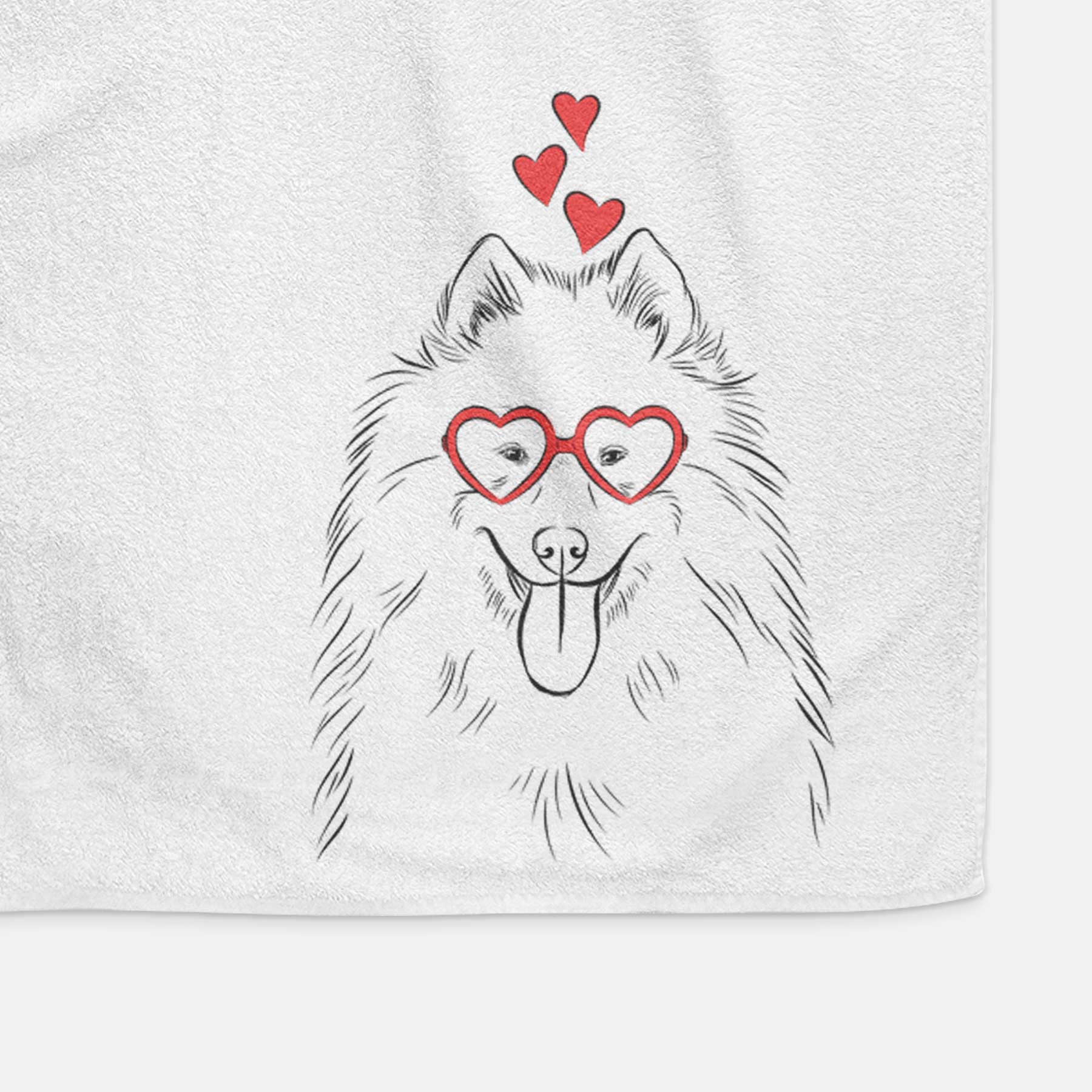 Nova the Samoyed Decorative Hand Towel