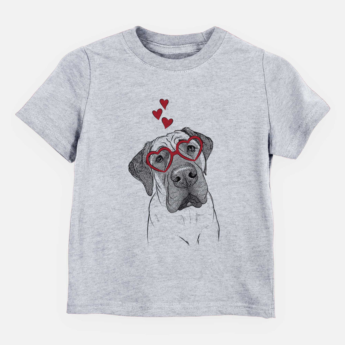 Valentine NutterButter the English Mastiff - Kids/Youth/Toddler Shirt