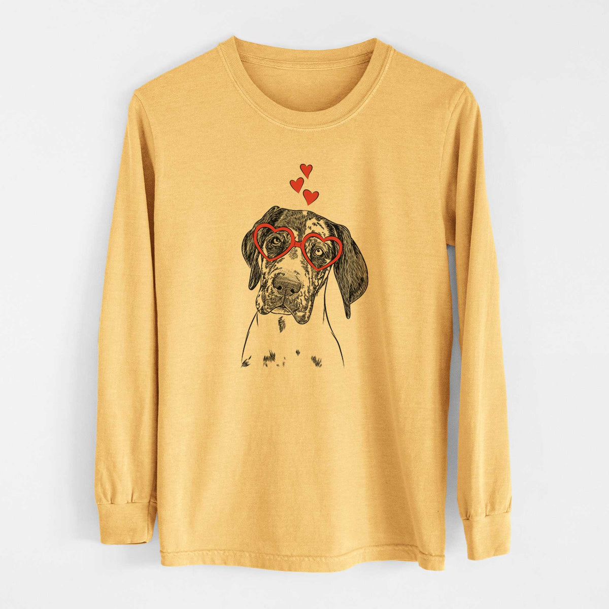 Valentine Nyx the Great Dane - Heavyweight 100% Cotton Long Sleeve
