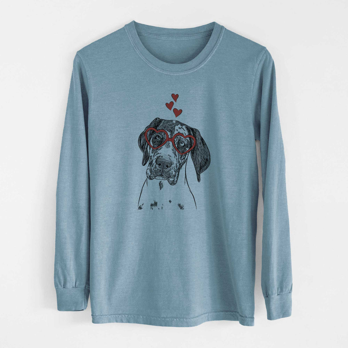 Valentine Nyx the Great Dane - Heavyweight 100% Cotton Long Sleeve