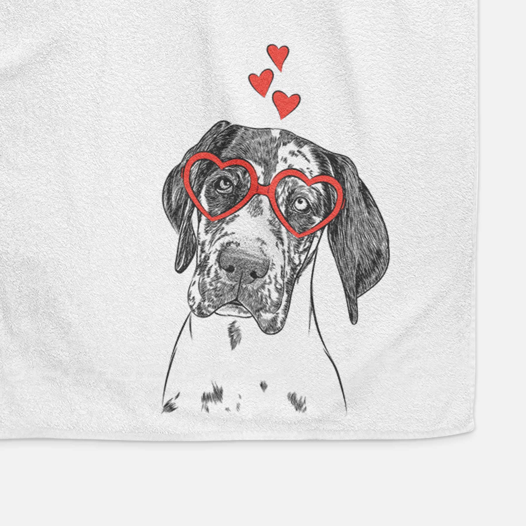 Nyx the Great Dane Decorative Hand Towel