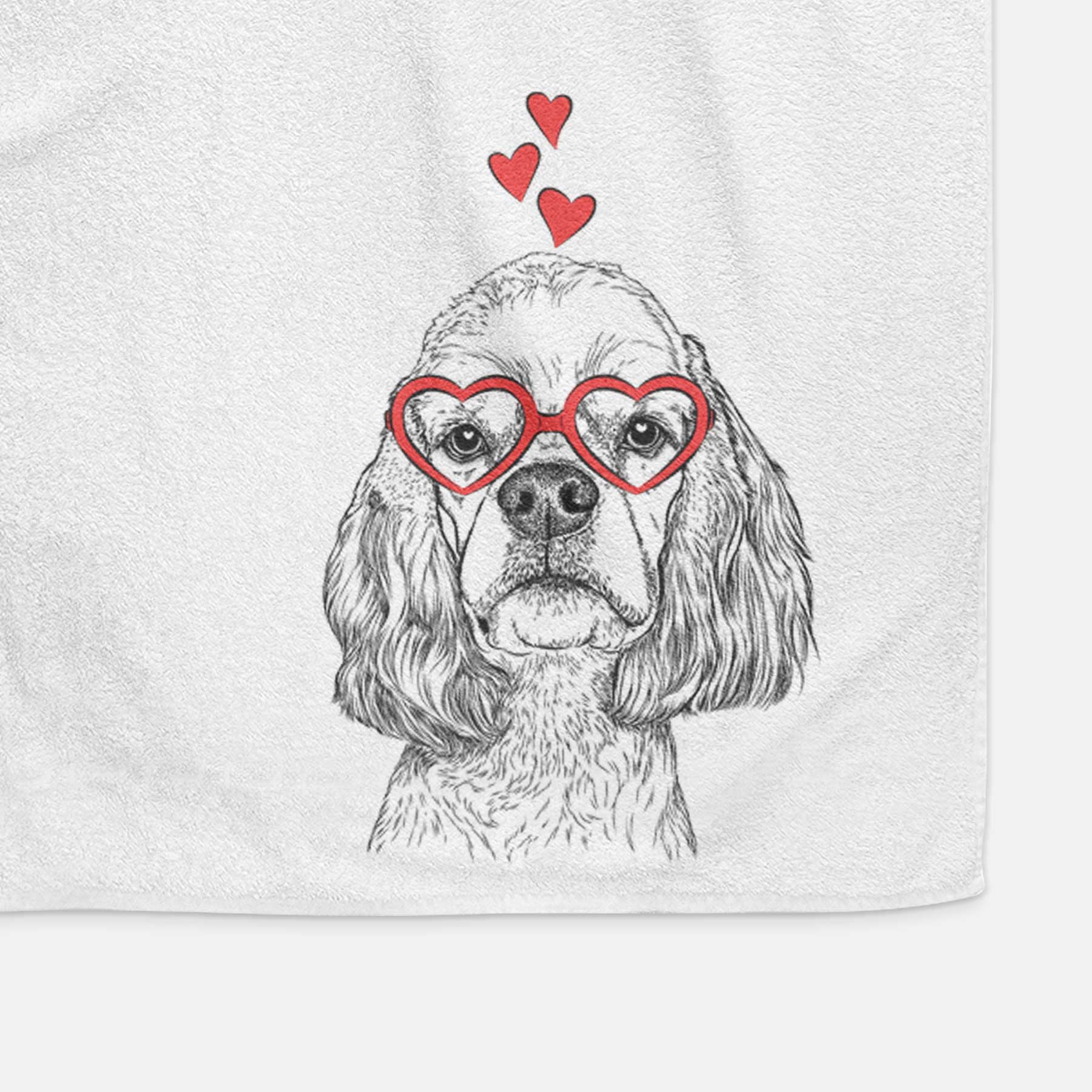 Oakley the American Cocker Spaniel Decorative Hand Towel