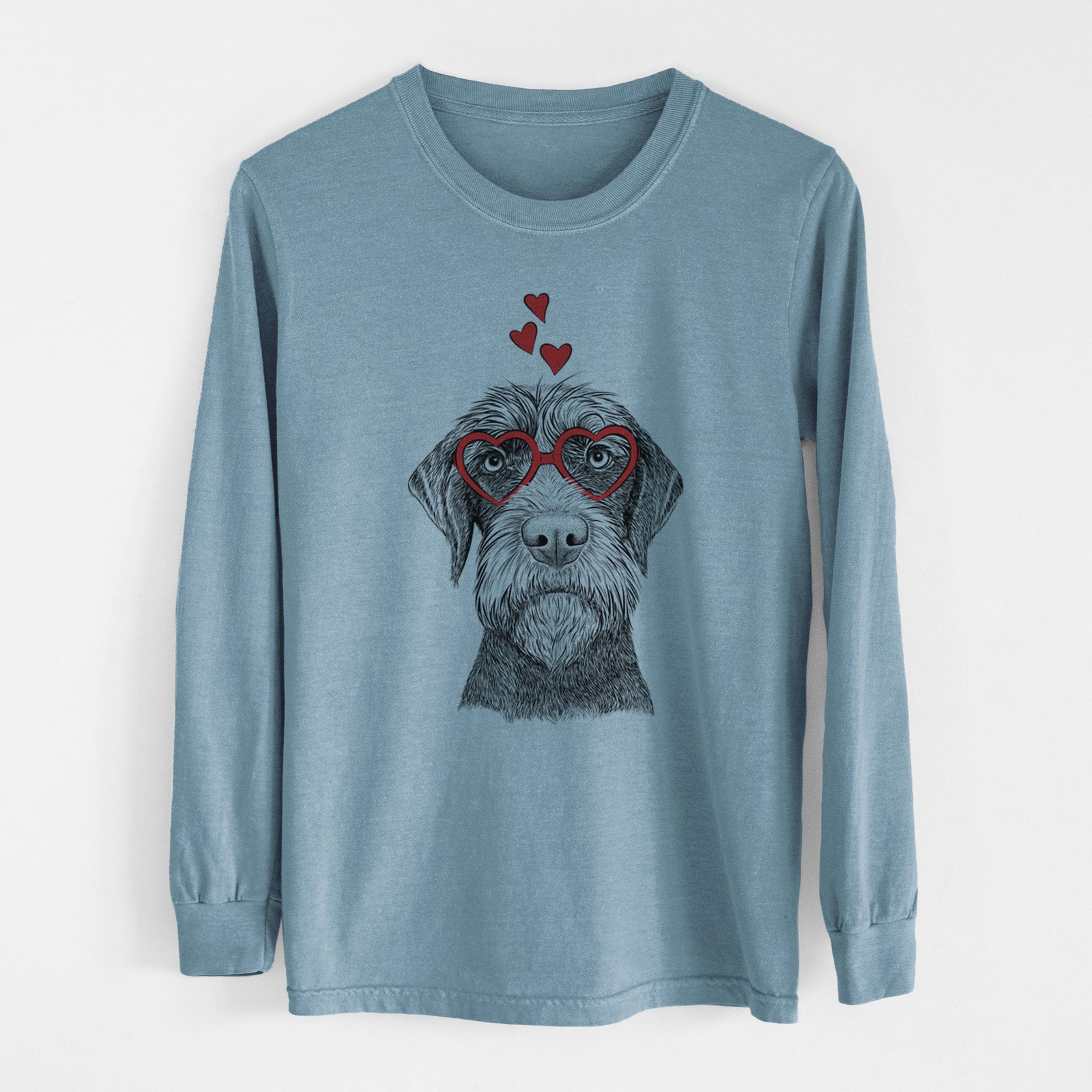 Valentine Oakley the Pudelpointer - Heavyweight 100% Cotton Long Sleeve