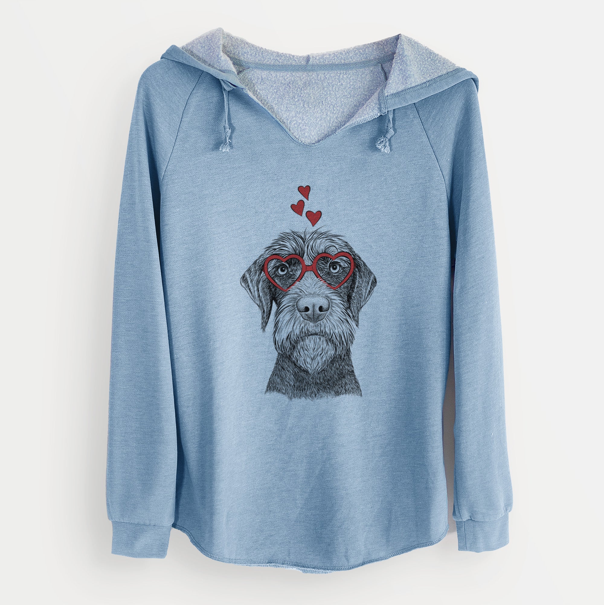 Valentine Oakley the Pudelpointer - Cali Wave Hooded Sweatshirt