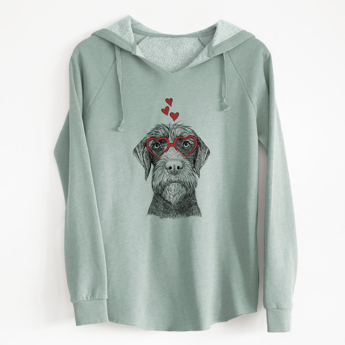 Valentine Oakley the Pudelpointer - Cali Wave Hooded Sweatshirt