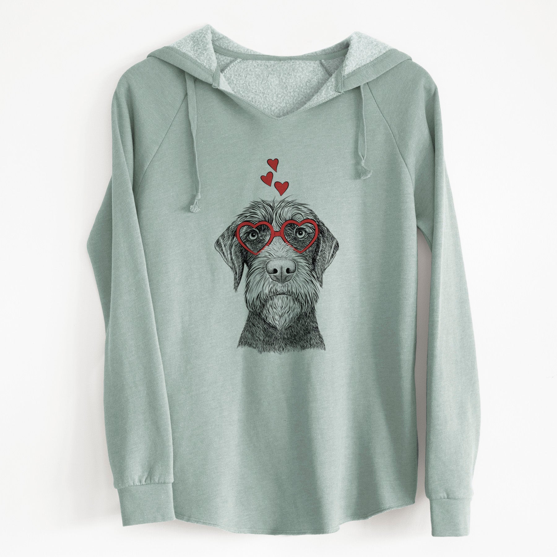 Valentine Oakley the Pudelpointer - Cali Wave Hooded Sweatshirt