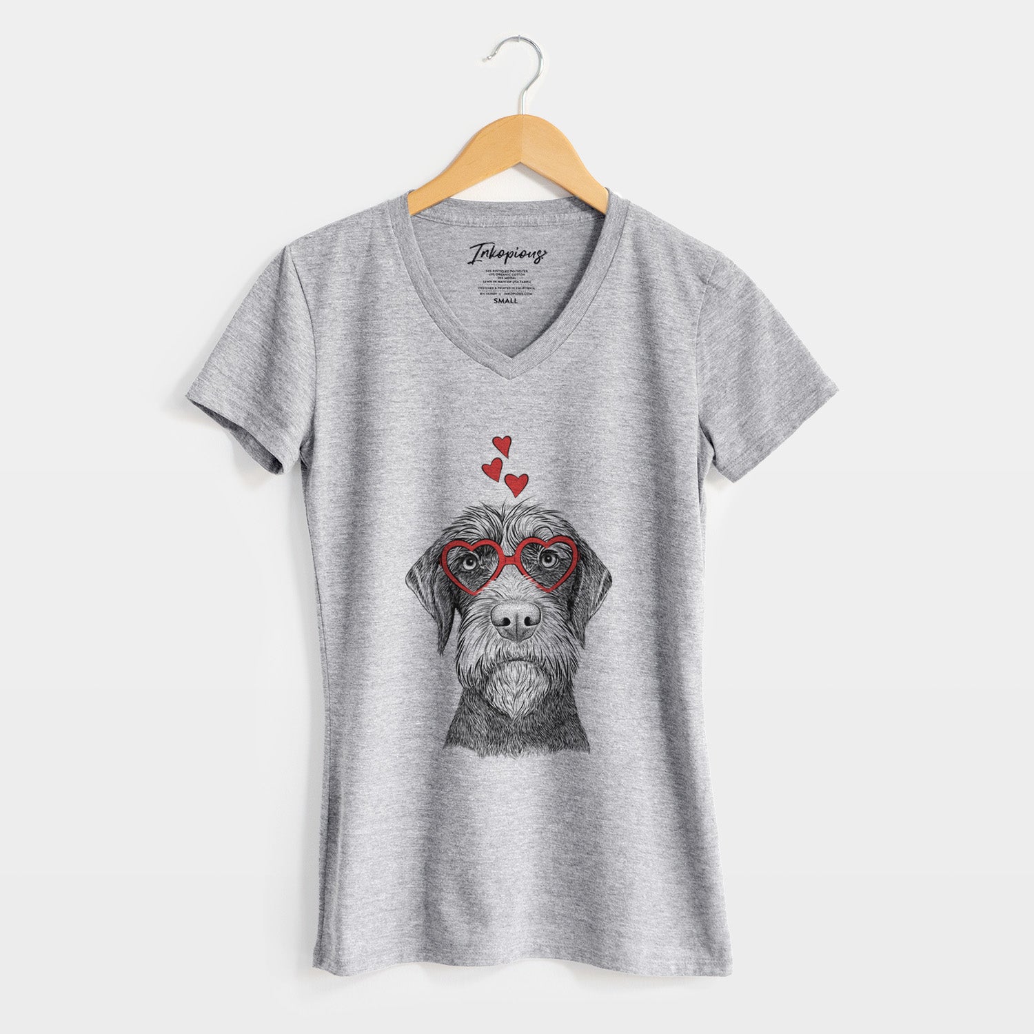 Valentine Oakley the Pudelpointer - Women's Perfect V-neck Shirt