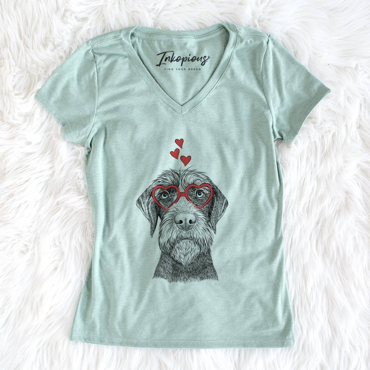 Valentine Oakley the Pudelpointer - Women's Perfect V-neck Shirt