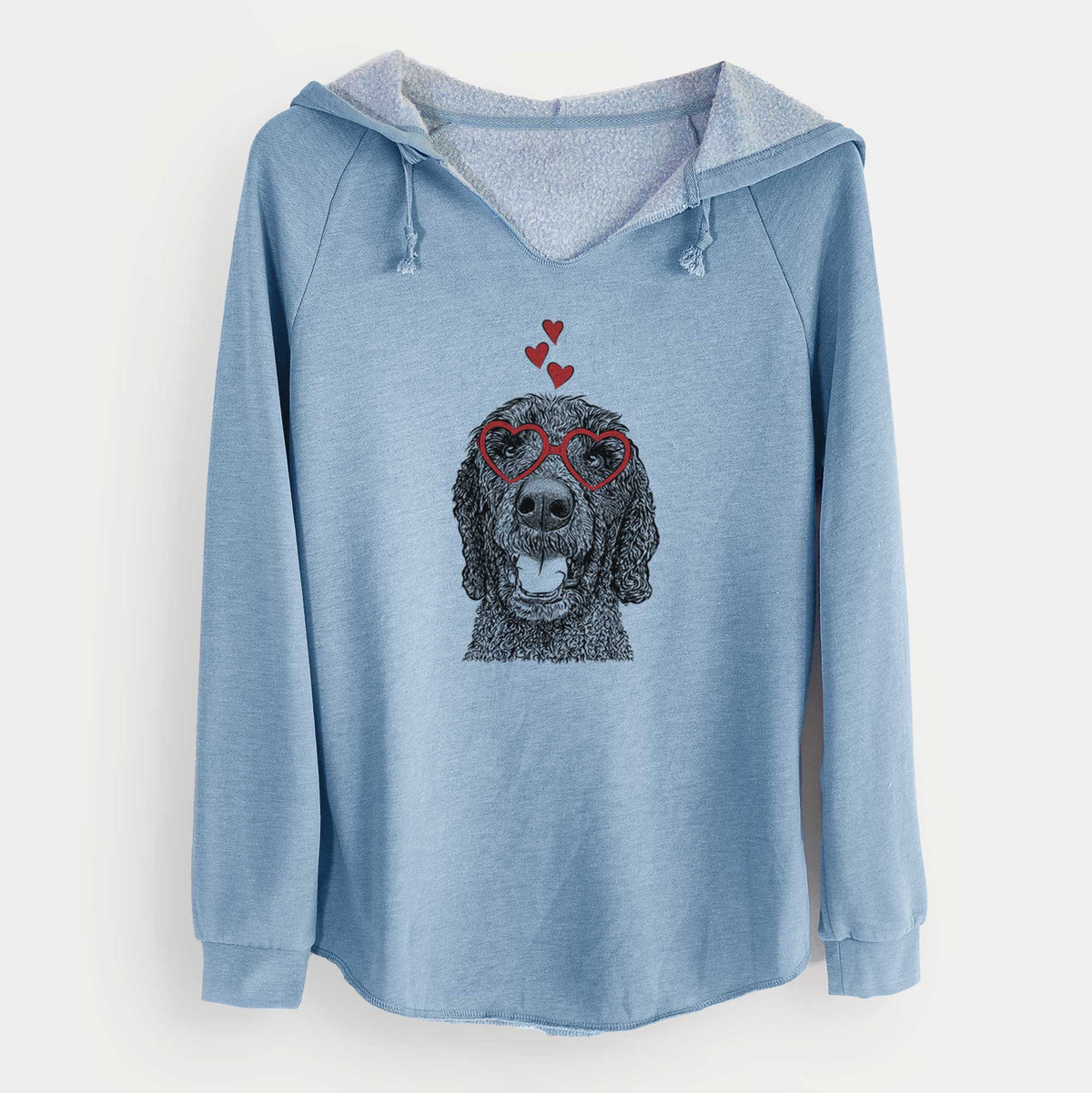 Valentine Obi James the Goldendoodle - Cali Wave Hooded Sweatshirt