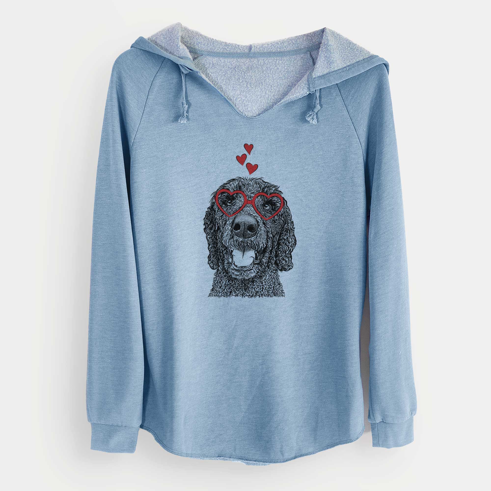 Valentine Obi James the Goldendoodle - Cali Wave Hooded Sweatshirt
