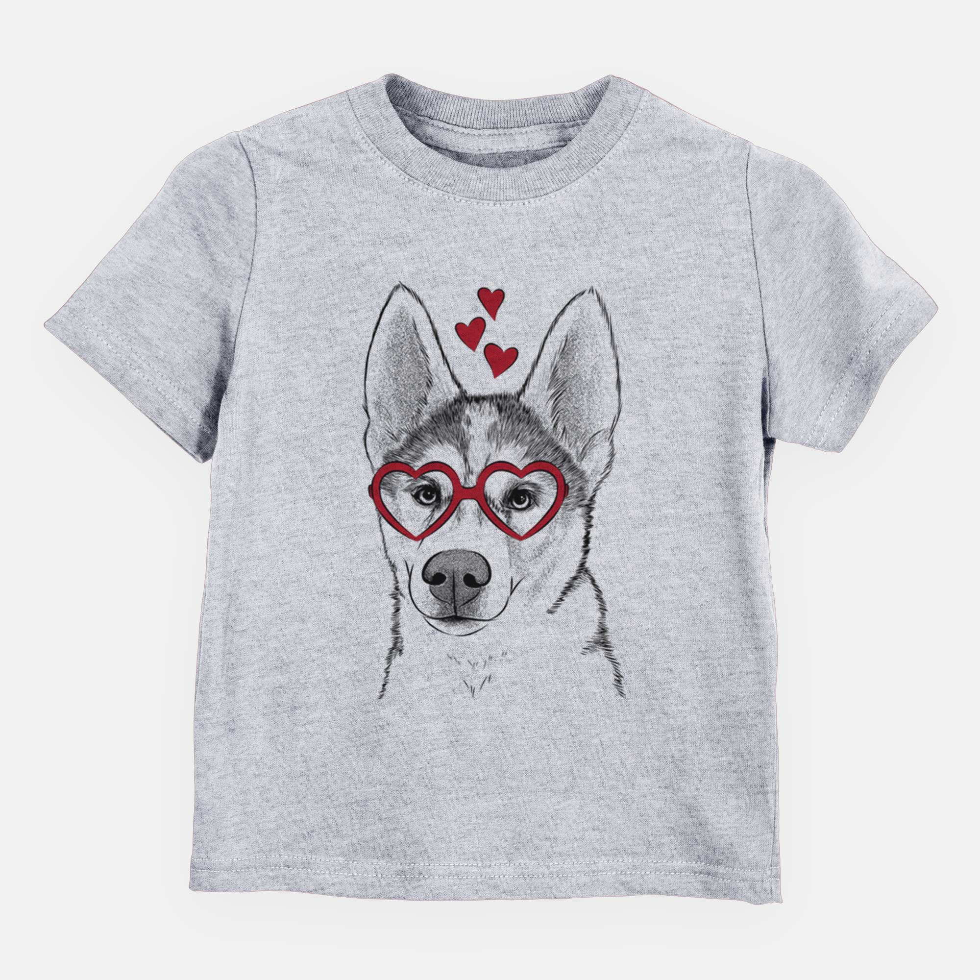 Valentine Odin the Siberian Husky - Kids/Youth/Toddler Shirt