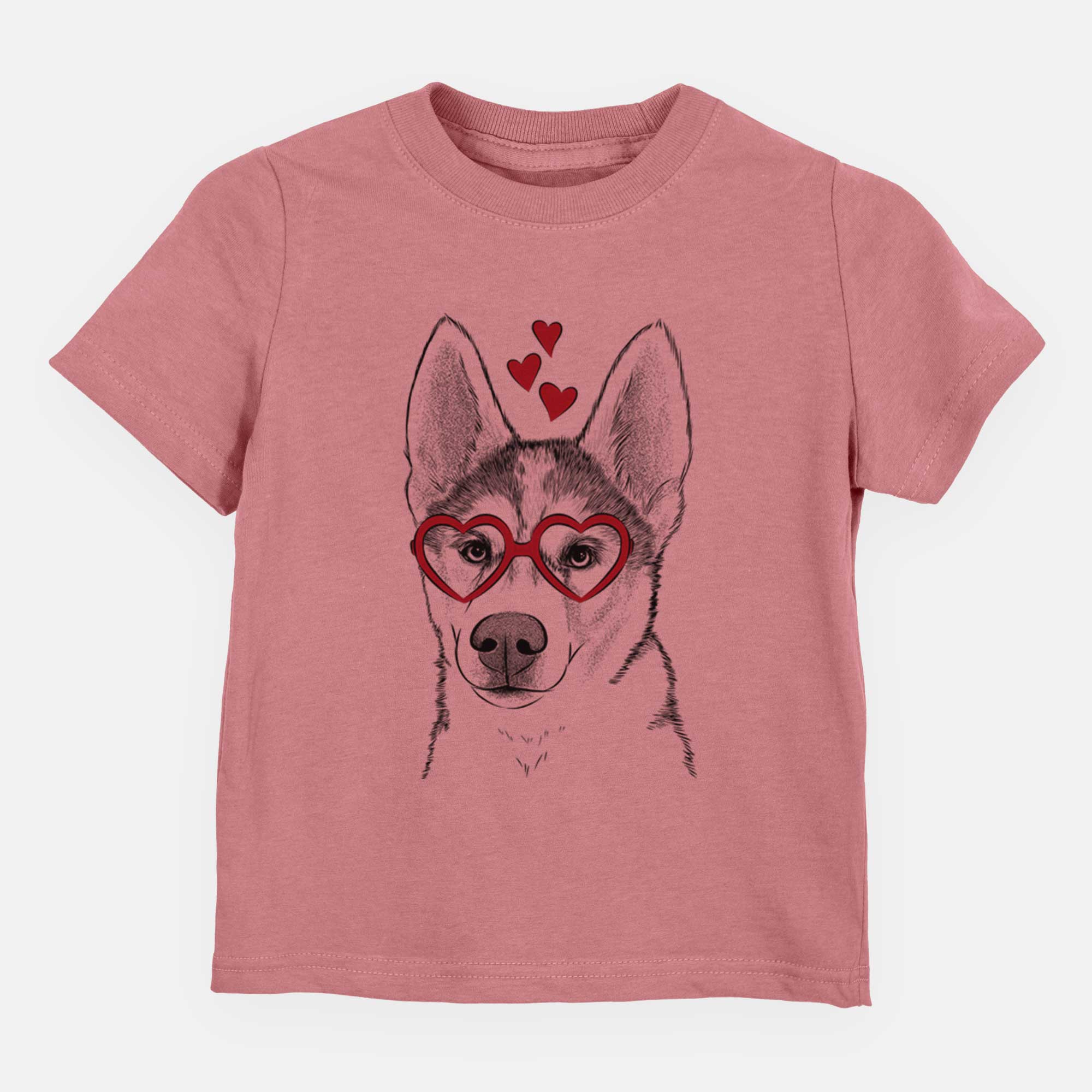 Valentine Odin the Siberian Husky - Kids/Youth/Toddler Shirt