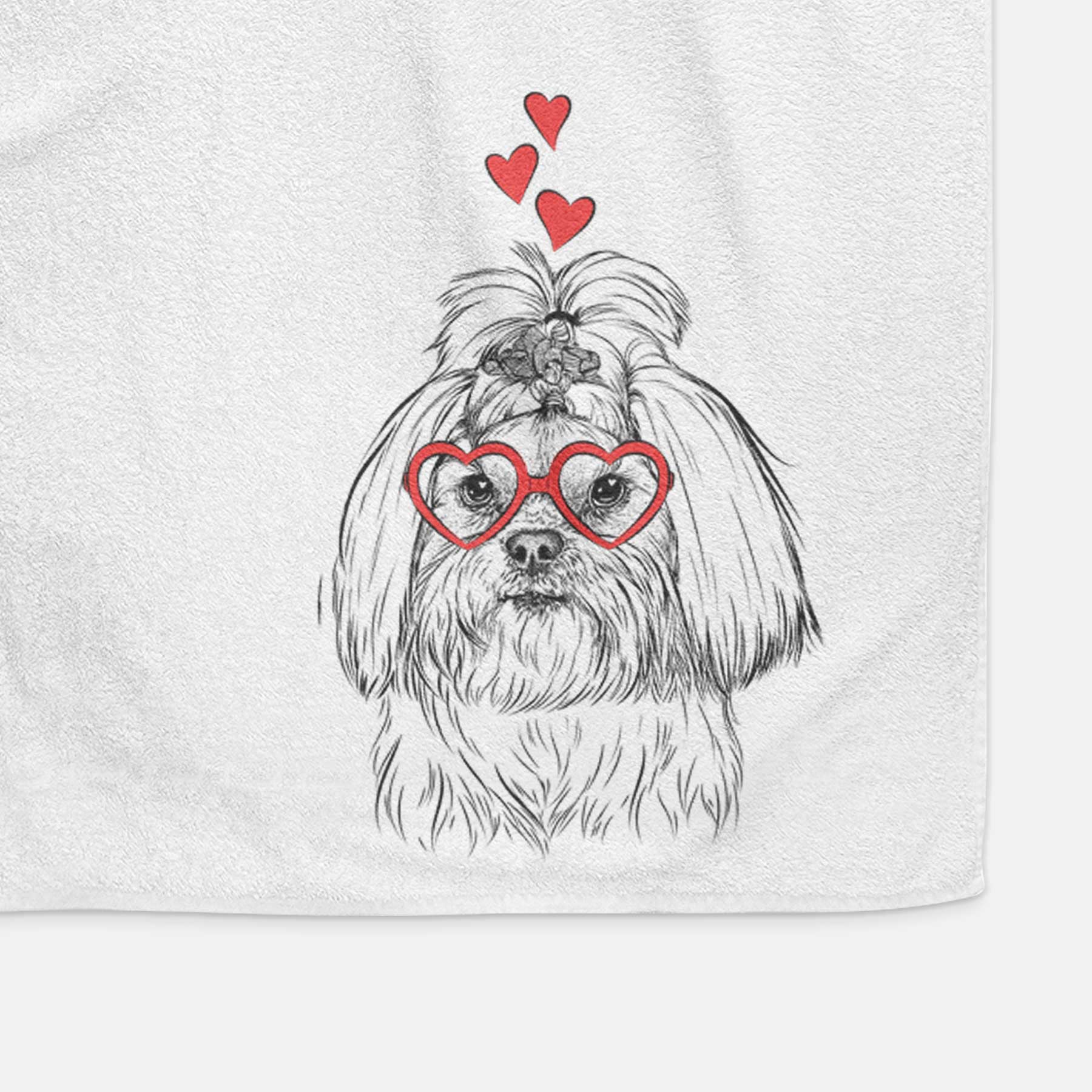 Olga the Shih Tzu Decorative Hand Towel