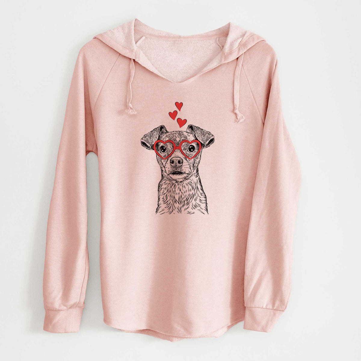 Valentine Olive the Mixed Breed - Cali Wave Hooded Sweatshirt