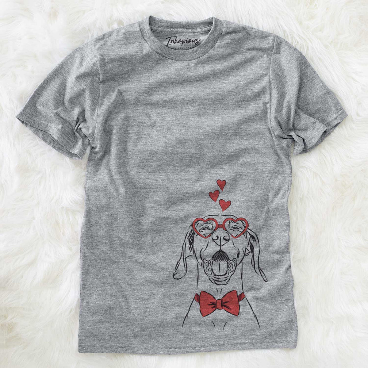 Valentine Ollie the Vizsla - Unisex Crewneck