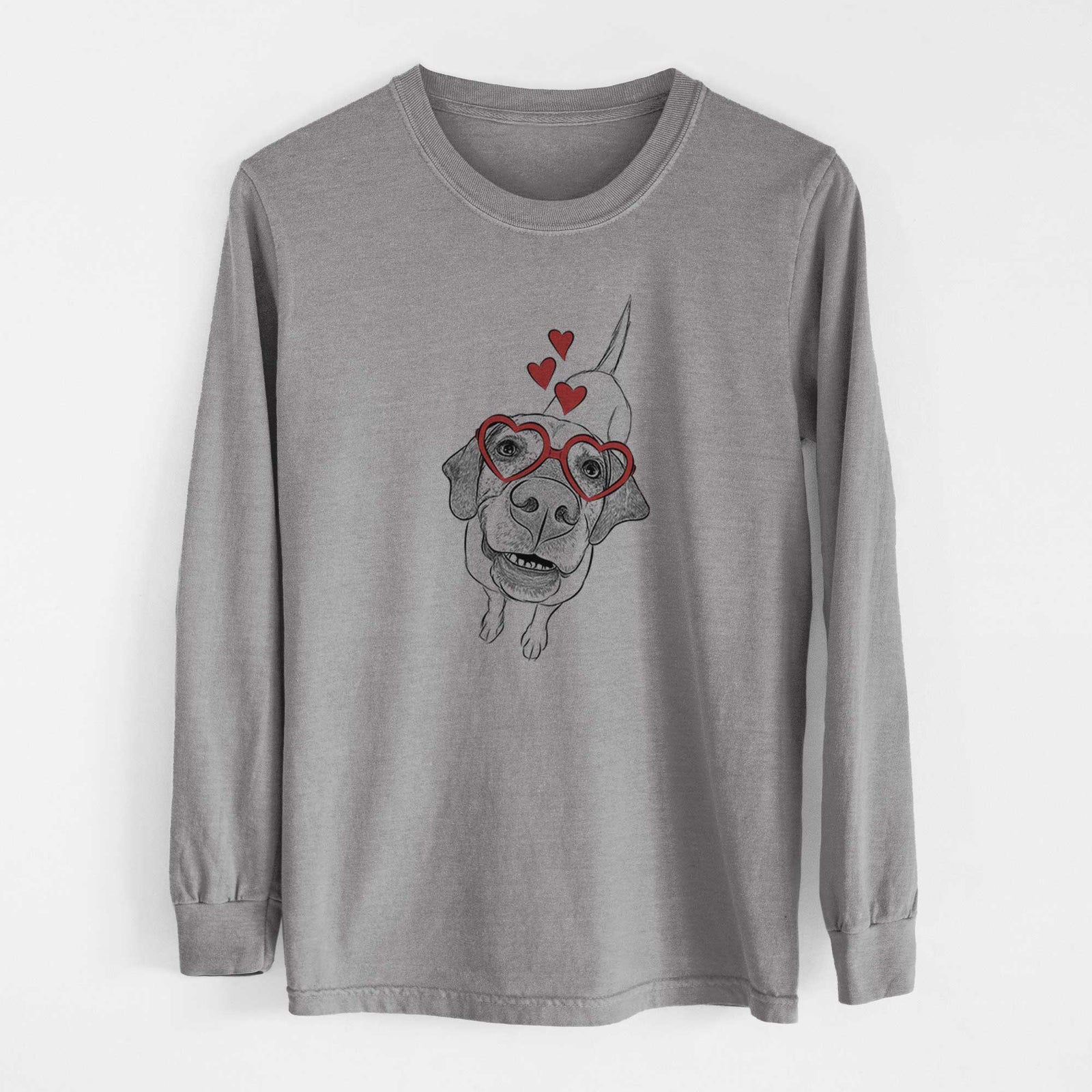 Valentine Oquirrh the Vizsla - Heavyweight 100% Cotton Long Sleeve