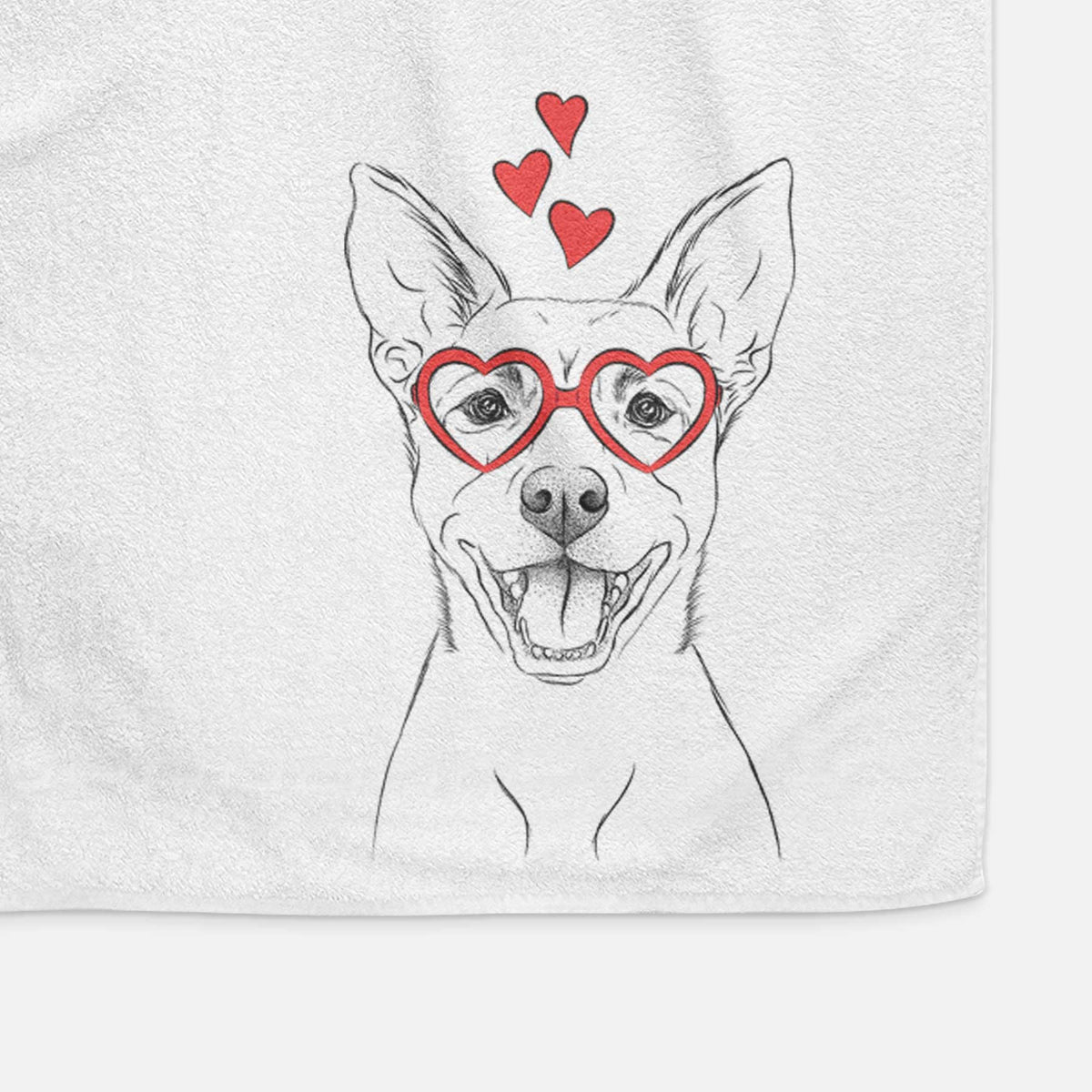 Orange the Carolina Dog Decorative Hand Towel