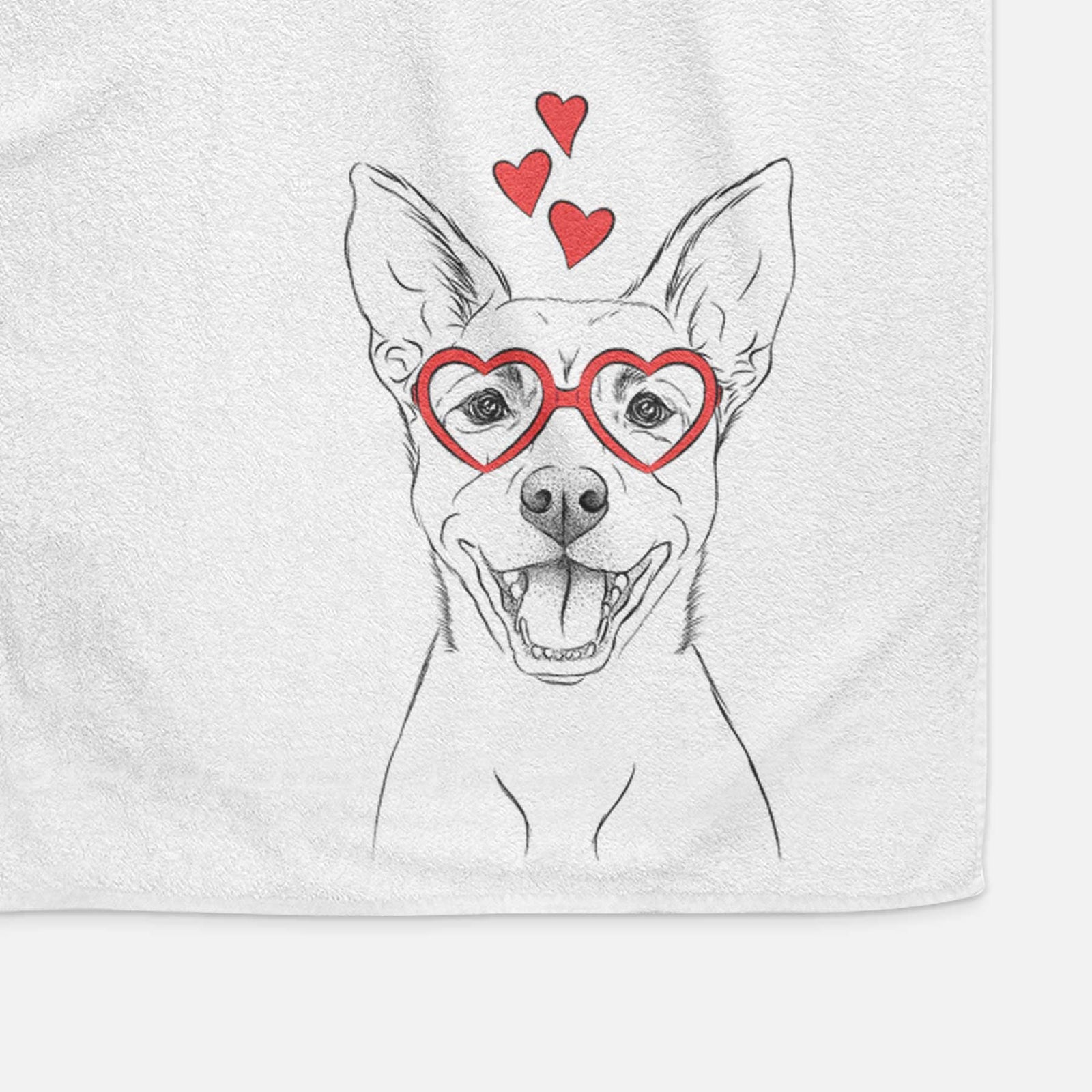 Orange the Carolina Dog Decorative Hand Towel
