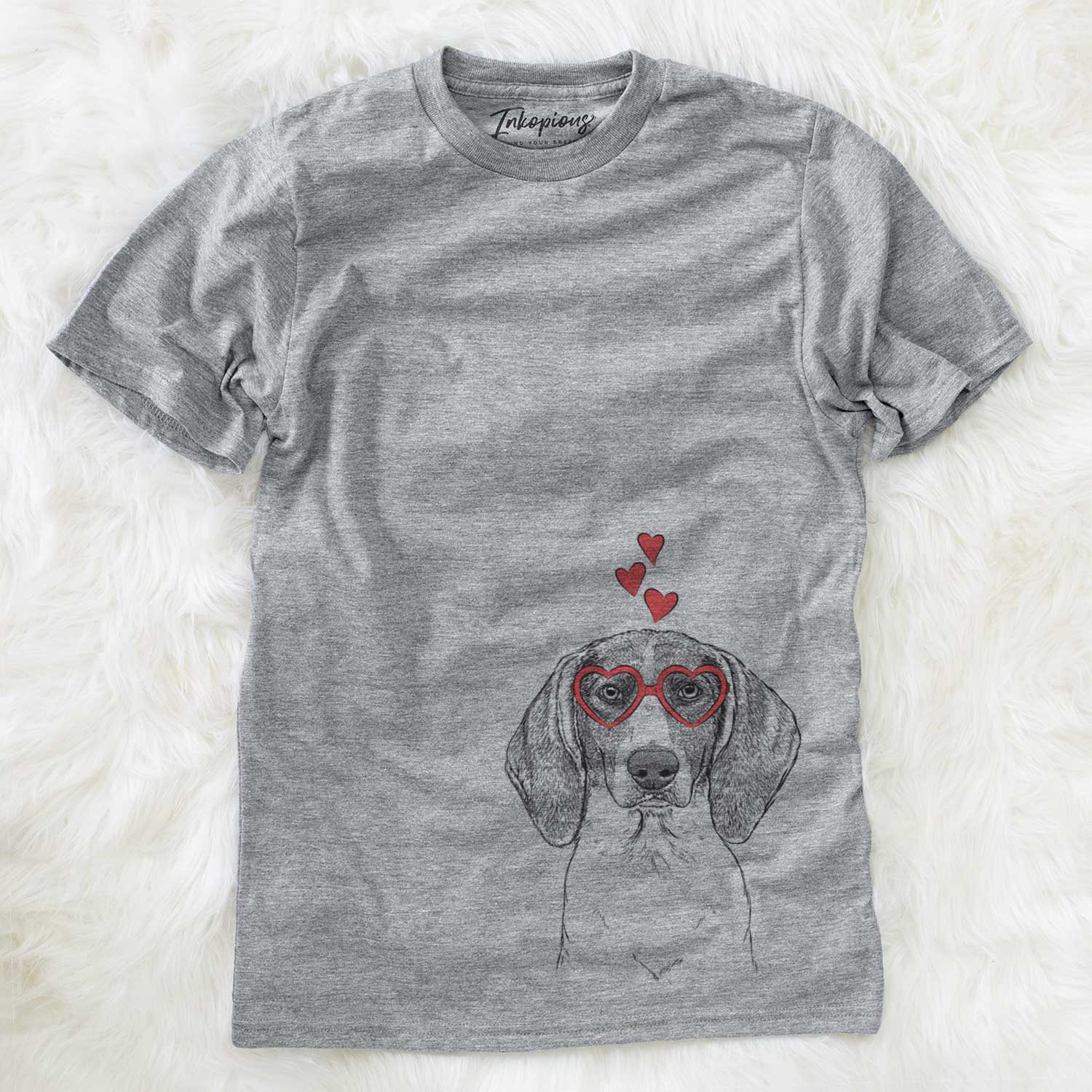 Valentine Orin the Treeing Walker Coonhound - Unisex Crewneck