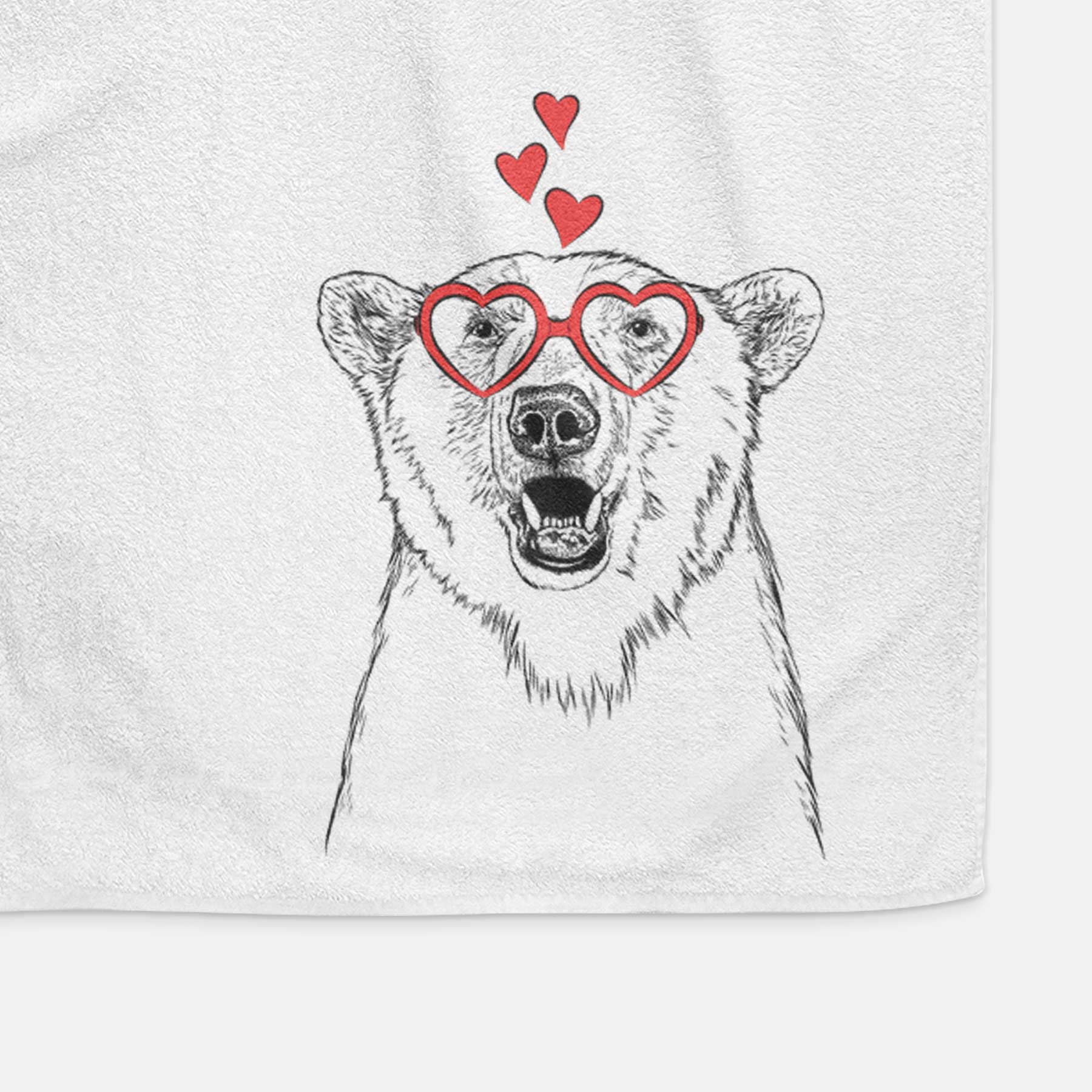 Oslo the Polar Bear Decorative Hand Towel