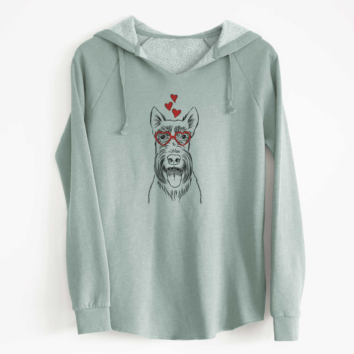 Valentine Oswald the Scottish Terrier - Cali Wave Hooded Sweatshirt