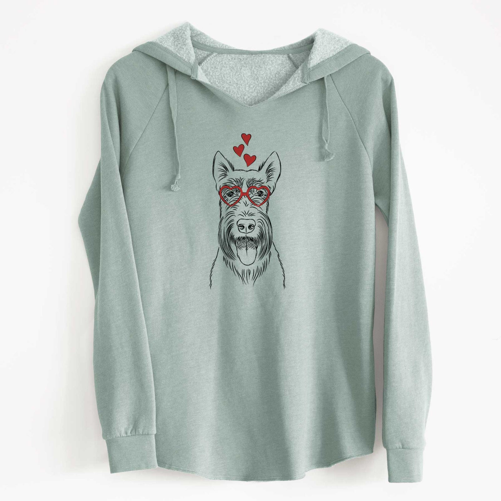 Valentine Oswald the Scottish Terrier - Cali Wave Hooded Sweatshirt