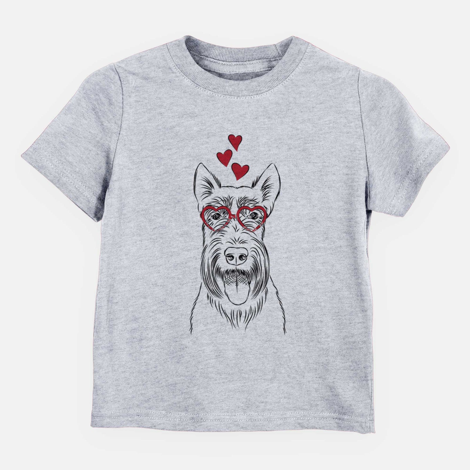 Valentine Oswald the Scottish Terrier - Kids/Youth/Toddler Shirt