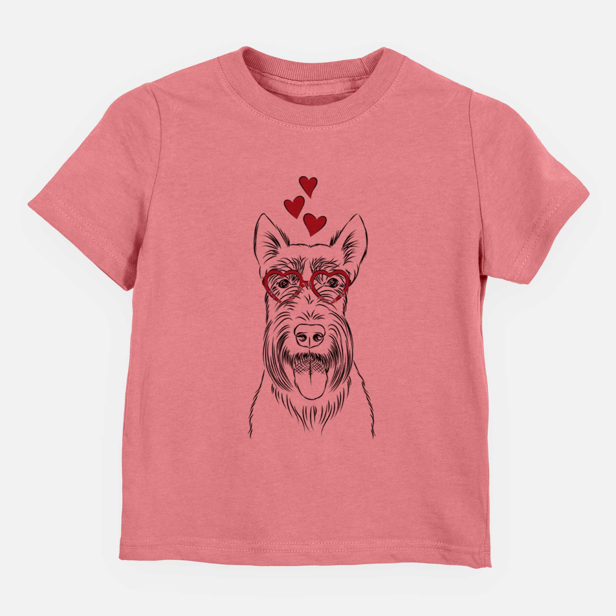 Valentine Oswald the Scottish Terrier - Kids/Youth/Toddler Shirt