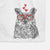 Ozwald the Grey Horned Owl Decorative Hand Towel