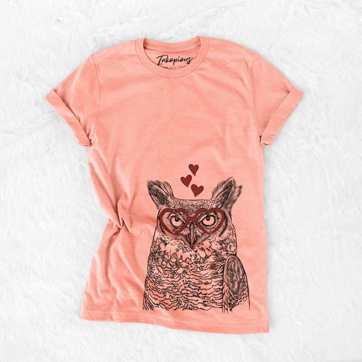 Ozwald the Grey Horned Owl - Bella Canvas Unisex Crewneck