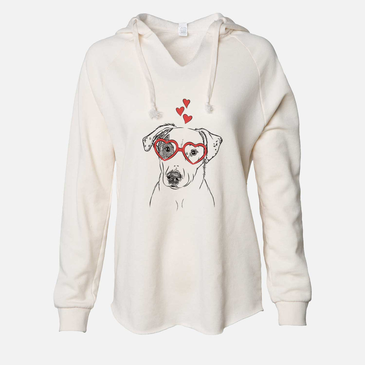 Valentine P Pie the Mixed Breed - Cali Wave Hooded Sweatshirt