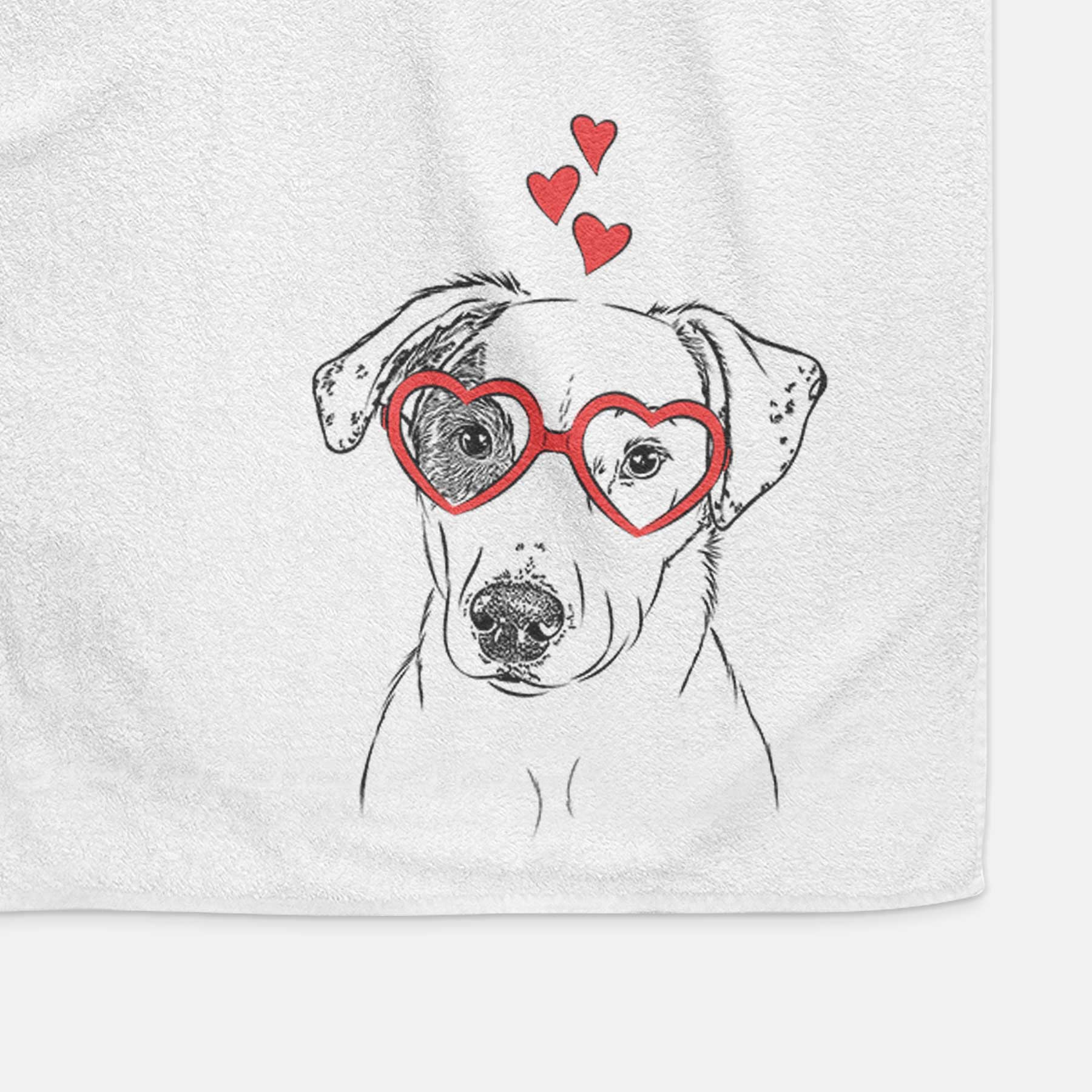 P-Pie the Mixed Breed Decorative Hand Towel