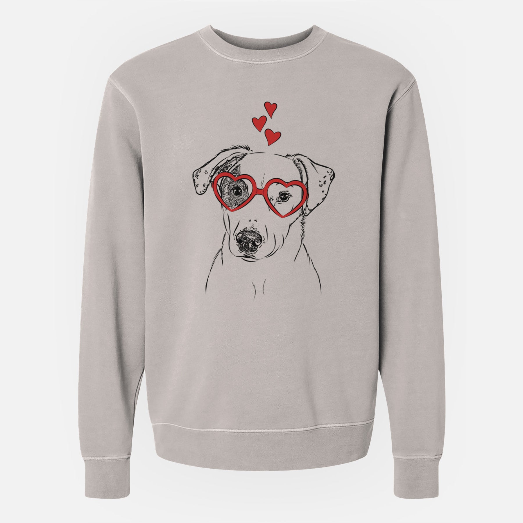 Valentine P Pie the Mixed Breed - Unisex Pigment Dyed Crew Sweatshirt