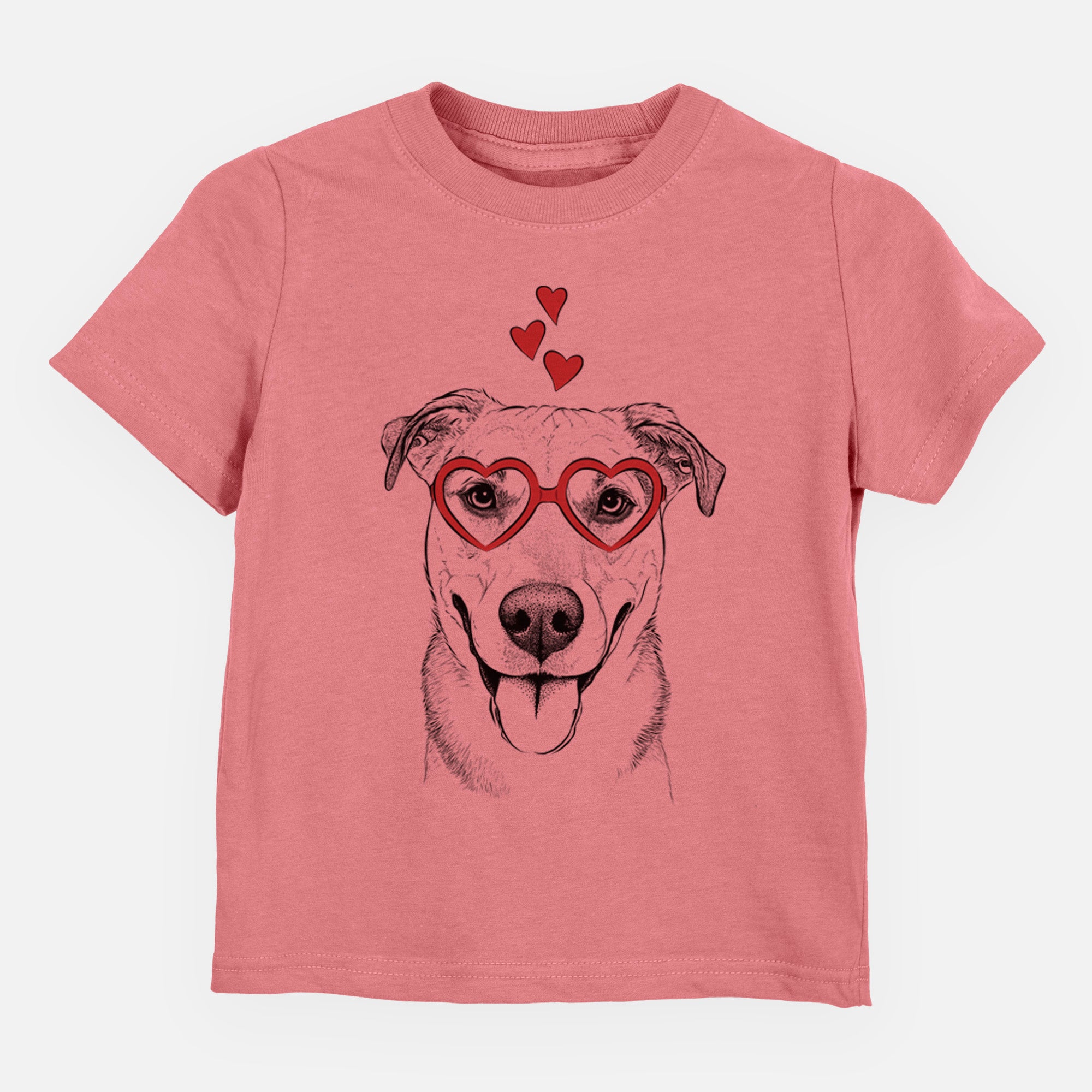 Valentine Padre the Pitbull Mix - Kids/Youth/Toddler Shirt