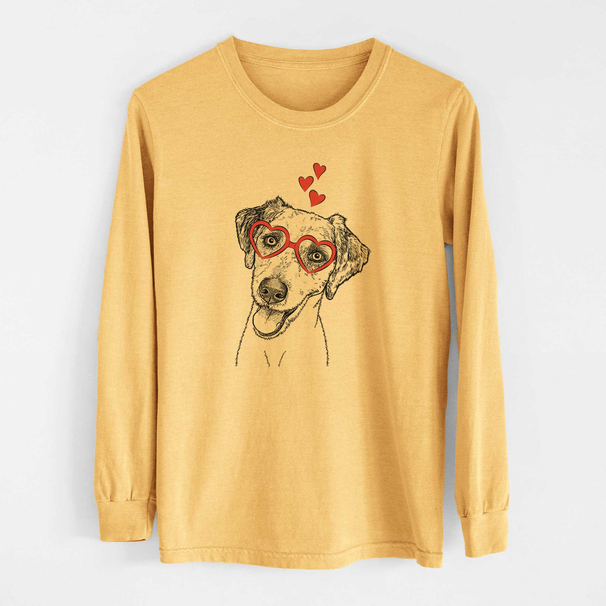 Valentine Palm Palm the Aussiedoodle - Heavyweight 100% Cotton Long Sleeve