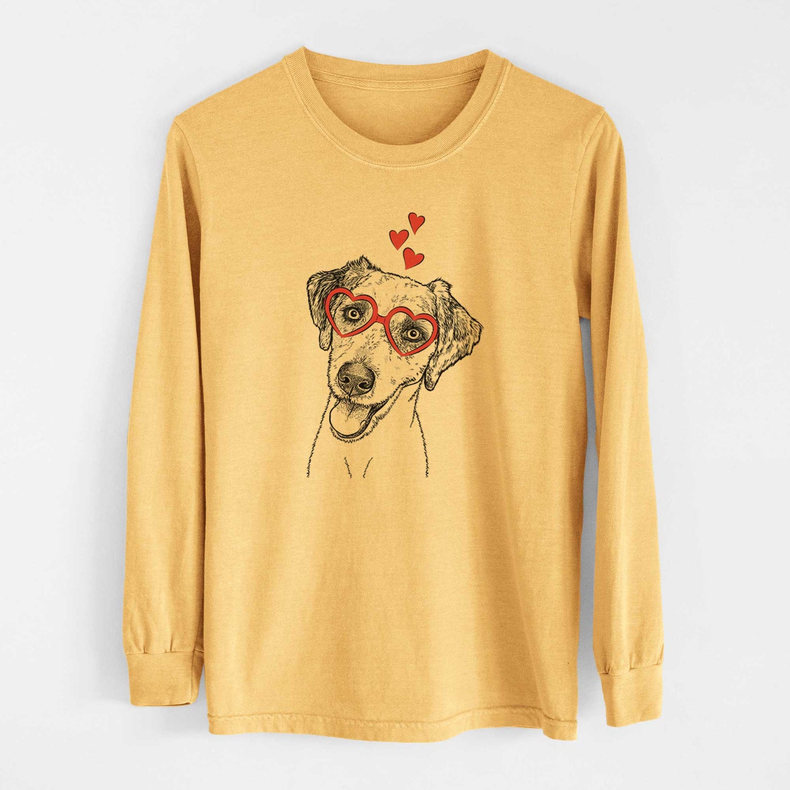Valentine Palm Palm the Aussiedoodle - Heavyweight 100% Cotton Long Sleeve
